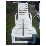 White Outdoor  Chais Lounge