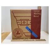 Longaberger Pottery Large Mixing Bowl In Box