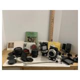 Vintage Vivitar Minolta Lenses Covers Filters