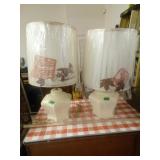 Ceramic  Ginger Jar Table Lamps with Shade