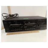 Optimus SCT-36 Dual Cassette Deck Recorder