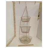 Hanging Wirebasket Storage Baskets