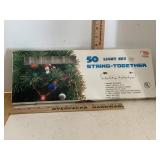 50 Light Holiday Light Set String Together