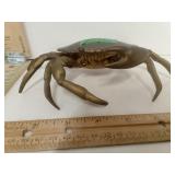 Brass Crab Ashtray/Trinket Box