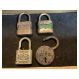 Vintage Fraim Valiant & Other Locks No Keys