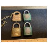 Vintage Yale Reese & ILCO Locks No Keys