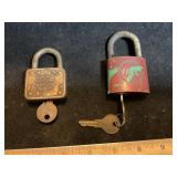 Master Lock 77 & Key Vintage Yale Lock & Key