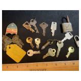 Peanut Dispenser & Other Old Keys