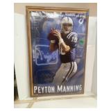 Indianapolis Colts Peyton Manning poster with