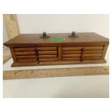 Wood Chest w with Coasters