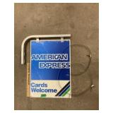 American Express Sign 2 Hose Clamps