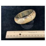 Carved Bone Tone Bangle