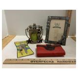Picture Frames & Wallet & Compass