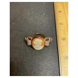 Amedeo Gold Tone Cameo Ring