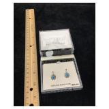 Fine Silver Plated Genuine Marcasite Earrings