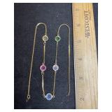 Gold Tone GF ? Broken Necklace