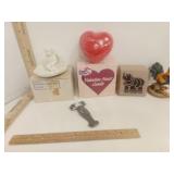 Angel Ring Tray, Valentine Heart Candle, Canada