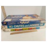 Scrabble, Chutes & Ladders & Payday Board Games 3