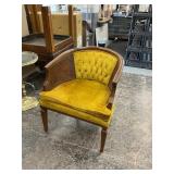 MCM Barrel Back Chair Has Stain