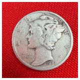 1943 Mercury 90% Silver Dime
