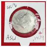 1966 Kennedy 40% Silver Half Dollar