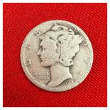 1942 Mercury 90% Silver Dime