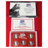 2005 U.S. Mint Quarters Silver Proof Set