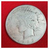 1923 Peace 90% Silver $1 Dollar