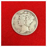 1942 Mercury 90% Silver Dime