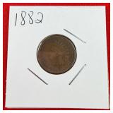 1882 Indian Head One Cent Penny