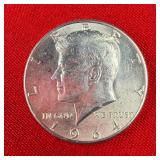 1964 Kennedy 90% Silver Half Dollar