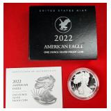 2022-W American Eagle 1 Oz Silver Round