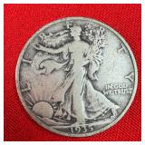 1935 Walking Liberty 90% Silver Half Dollar