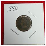 1880 Indian Head One Cent Penny