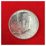 1964 Kennedy 90% Silver Half Dollar