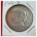 1926-D Peace 90% Silver $1 Dollar