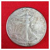 1942 Walking Liberty 90% Silver Half Dollar