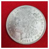 1921 Morgan Silver $1 Dollar