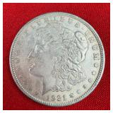 1921 Morgan Silver $1 Dollar