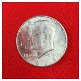 1964 Kennedy 90% Silver Half Dollar