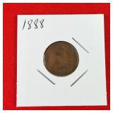 1888 Indian Head One Cent Penny