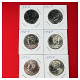 1997-D&P 1998-D&P 1999-D&P Kennedy Half Dollars