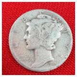 1944 Mercury 90% Silver Dime