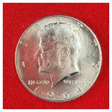 1964 Kennedy 90% Silver Half Dollar