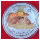 Year of the Mouse 2 Ounce .999 Silver Round