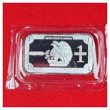 1 Troy Ounce .999 Fine Silver Ingot