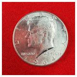 1964 Kennedy 90% Silver Half Dollar