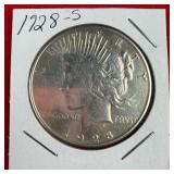 1928-S Peace 90% Silver $1 Dollar