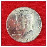 1964 Kennedy 90% Silver Half Dollar