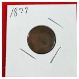 1879 Indian Head One Cent Penny